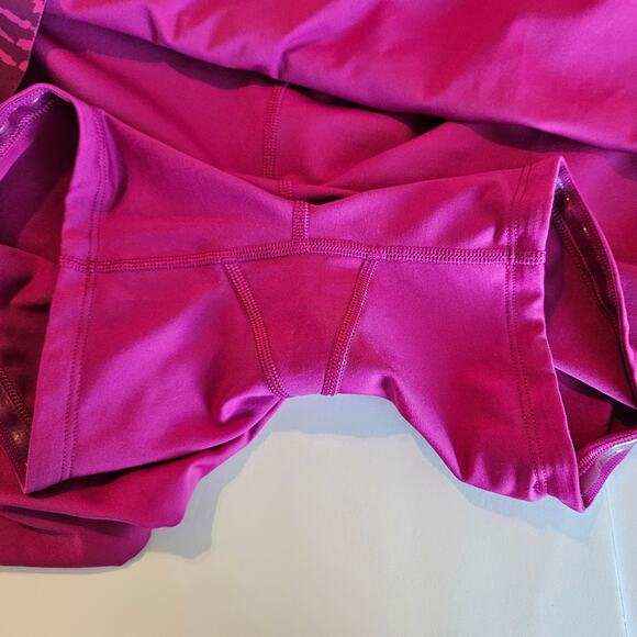 Athleta Ace Printed Pink 13.5 Tennis Skort with Pockets Plus Size 2x Workout - Picture 5 of 9